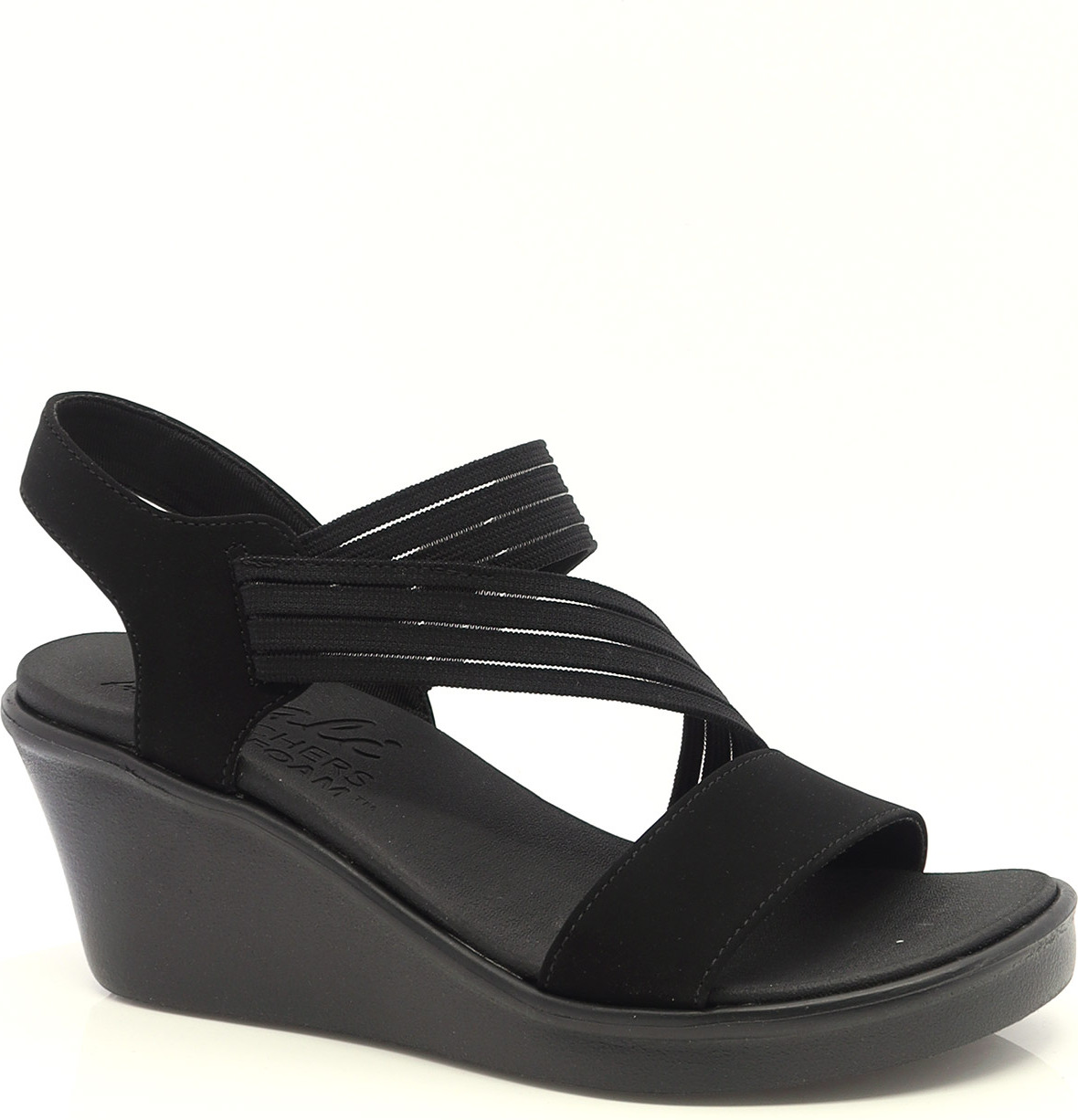 Black sketcher sandals hotsell