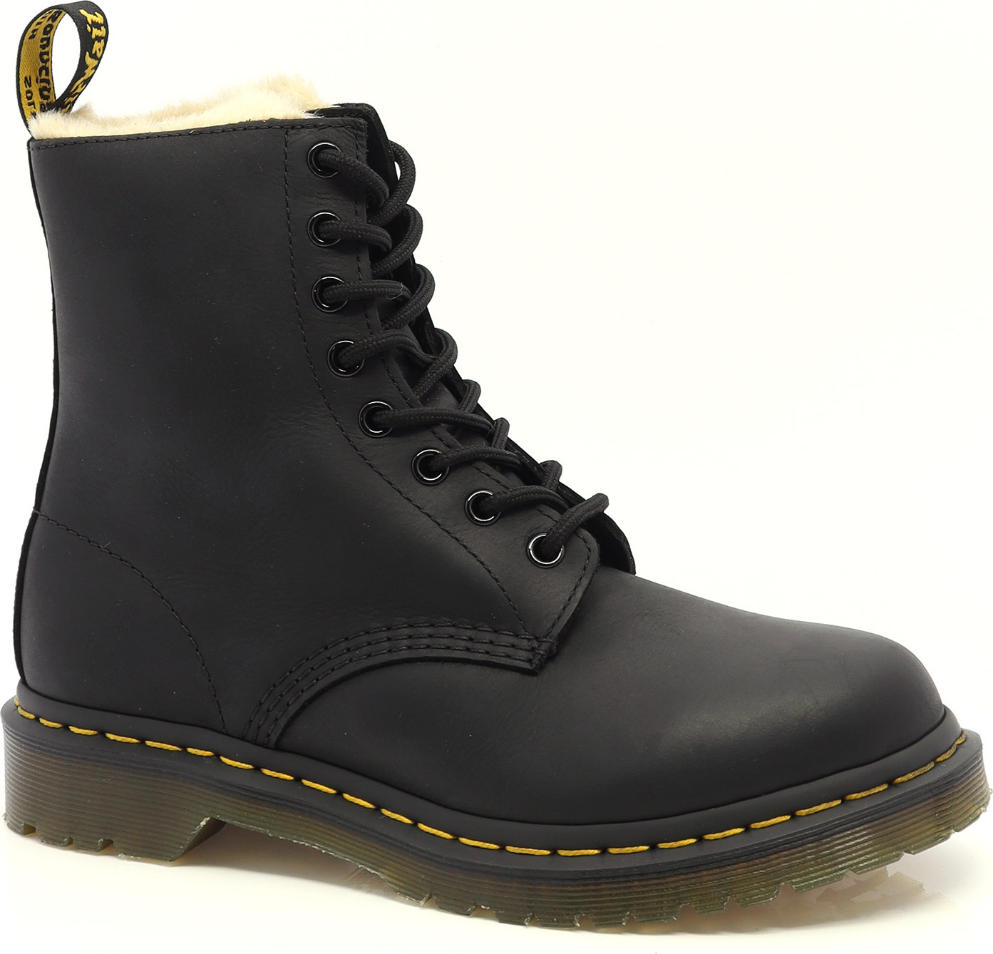 Dr. Martens 1460 Iconique en Cuir Souple et Metal Gris