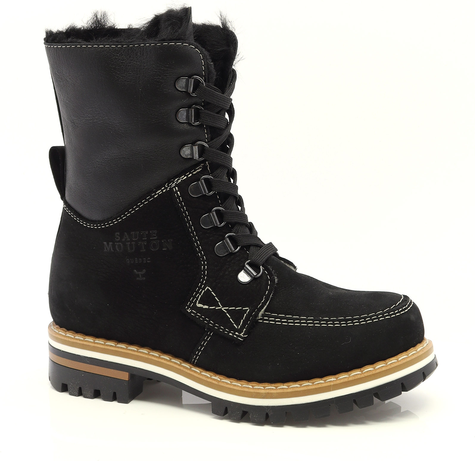 Black suede steel toe boots best sale