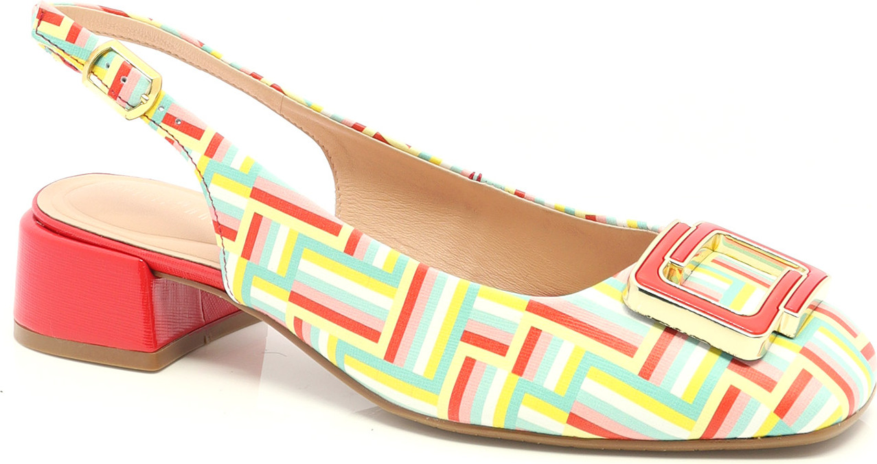 SOULIER OUVERT AU TALON À TALON DE 3 CM-85486