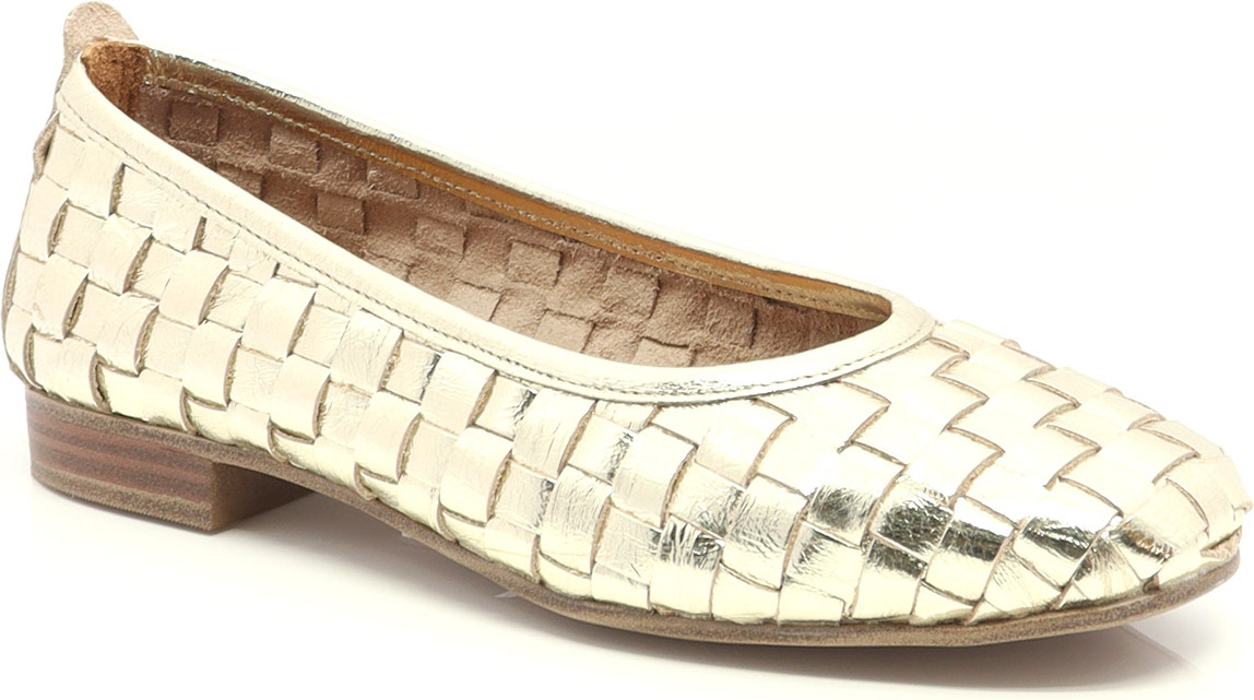 BALLERINE EN CUIR ENTRELACÉ-87091