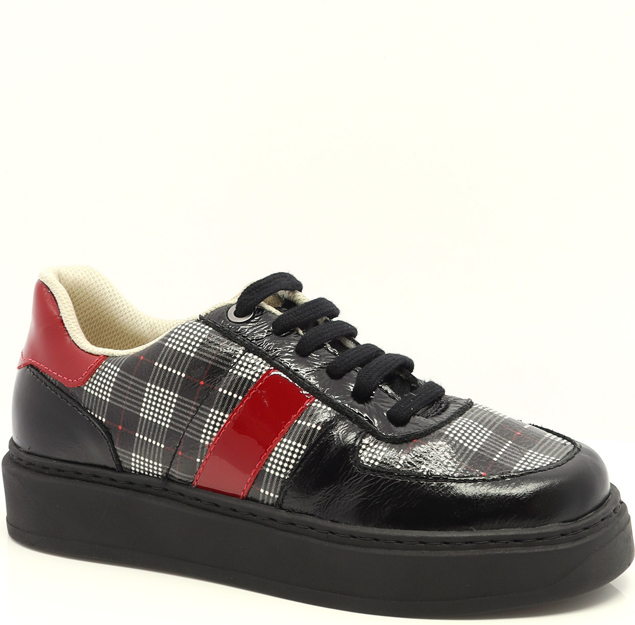 SOULIER LACÉ SEMELLE ÉPAISSE DE 3 CM-87912