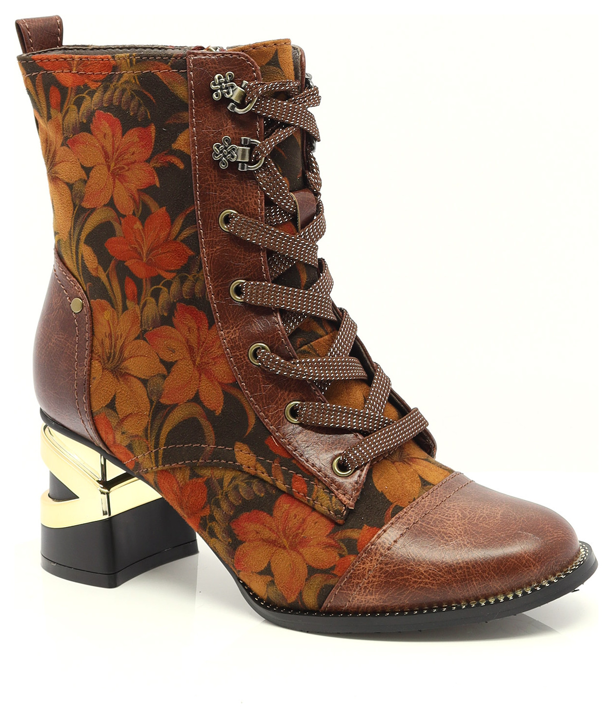 BOTTE LACÉE SUR TALON BAS-88087