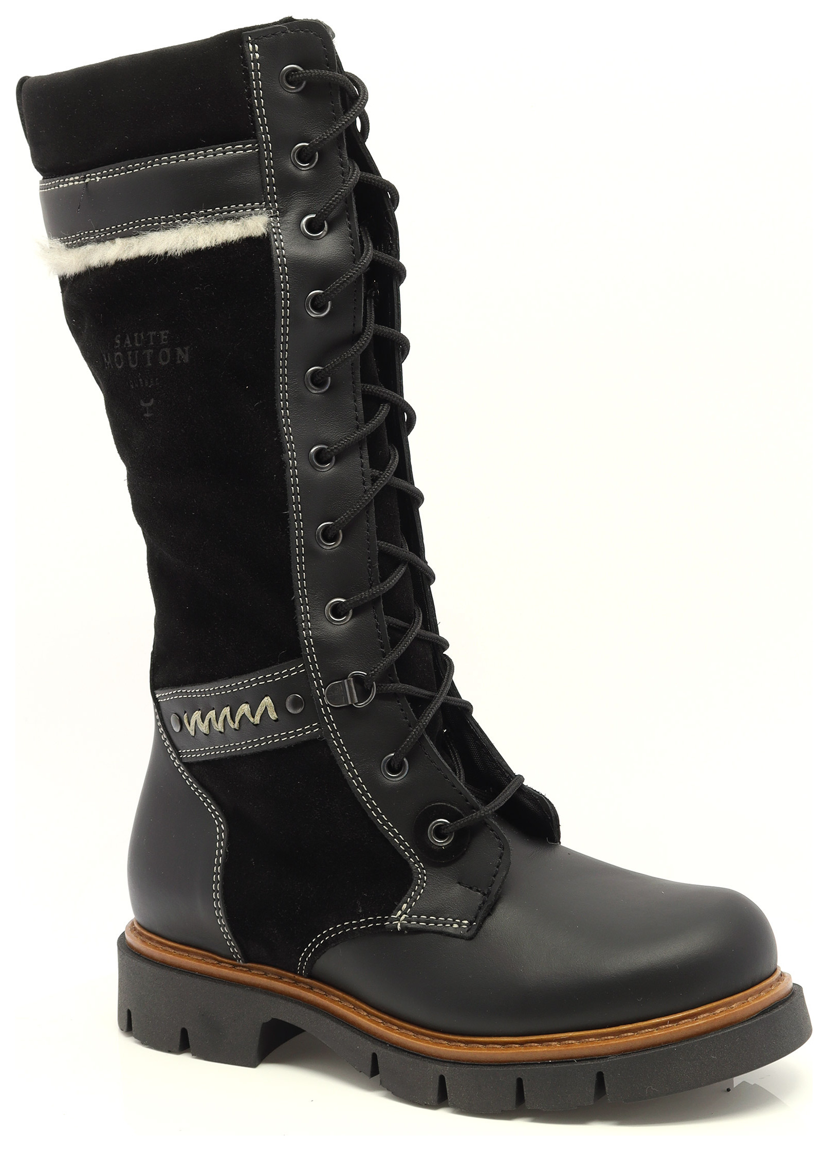 BOTTE 12 PO IMPERMÉABLE LACÉE AVEC FERME