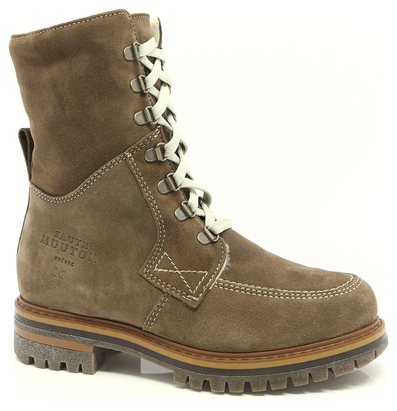 BOTTE LACÉE EN CUIR IMPERMÉABLE-88850