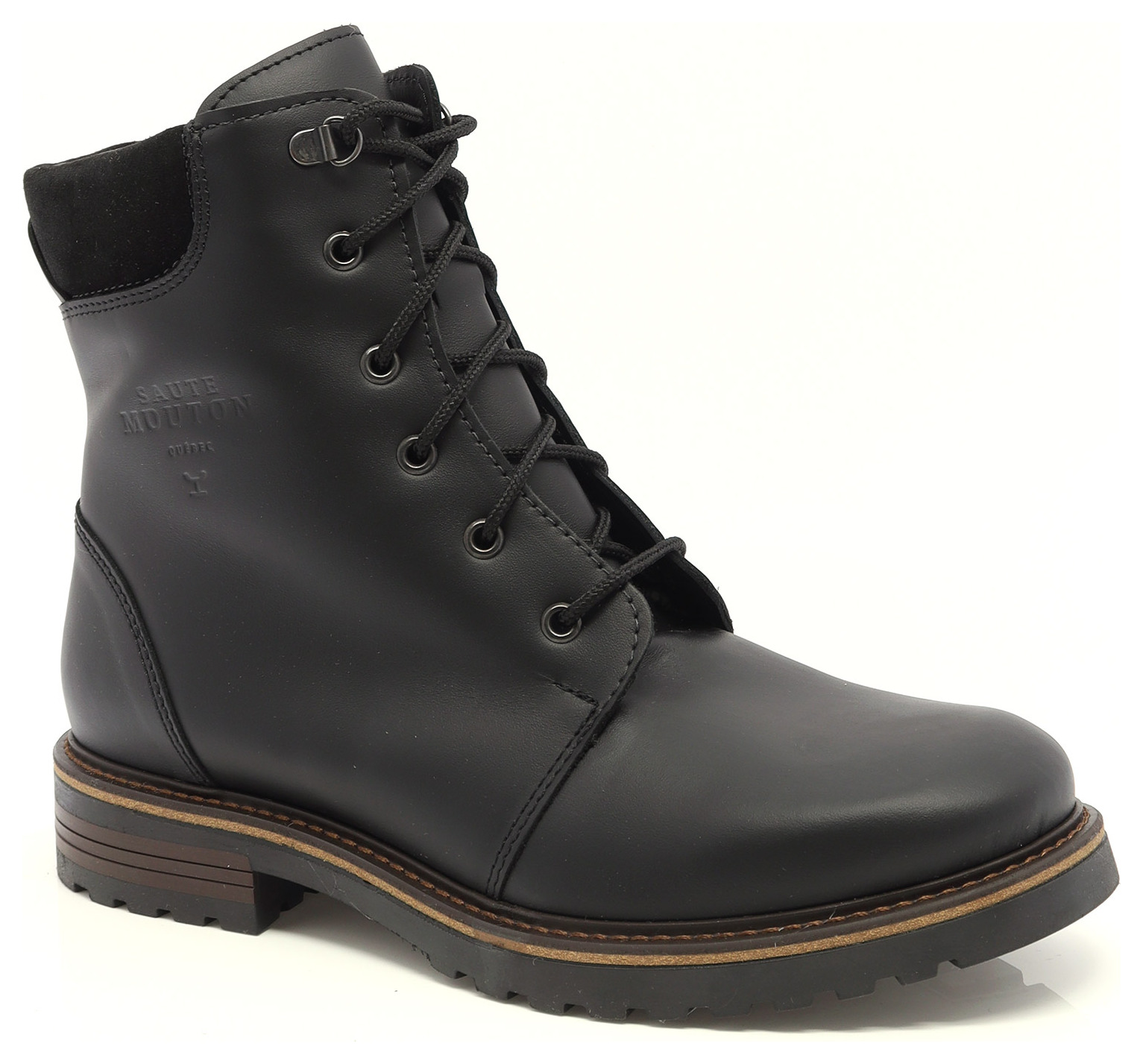 BOTTE 6 PO LACÉE AVEC FERMETURE ÉCLAIR D-88855