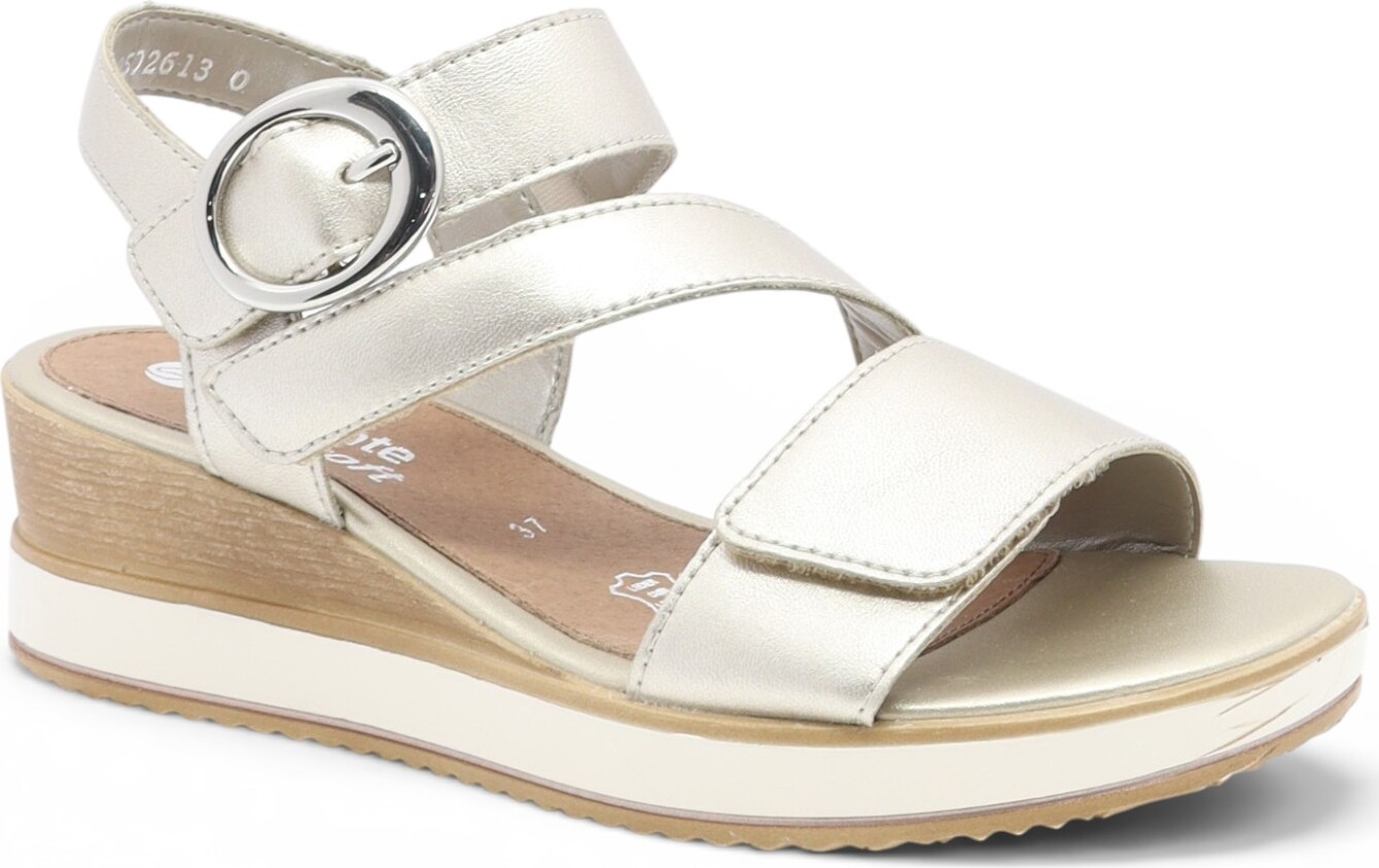 SANDALE SUR TALON COMPENSÉ-91006