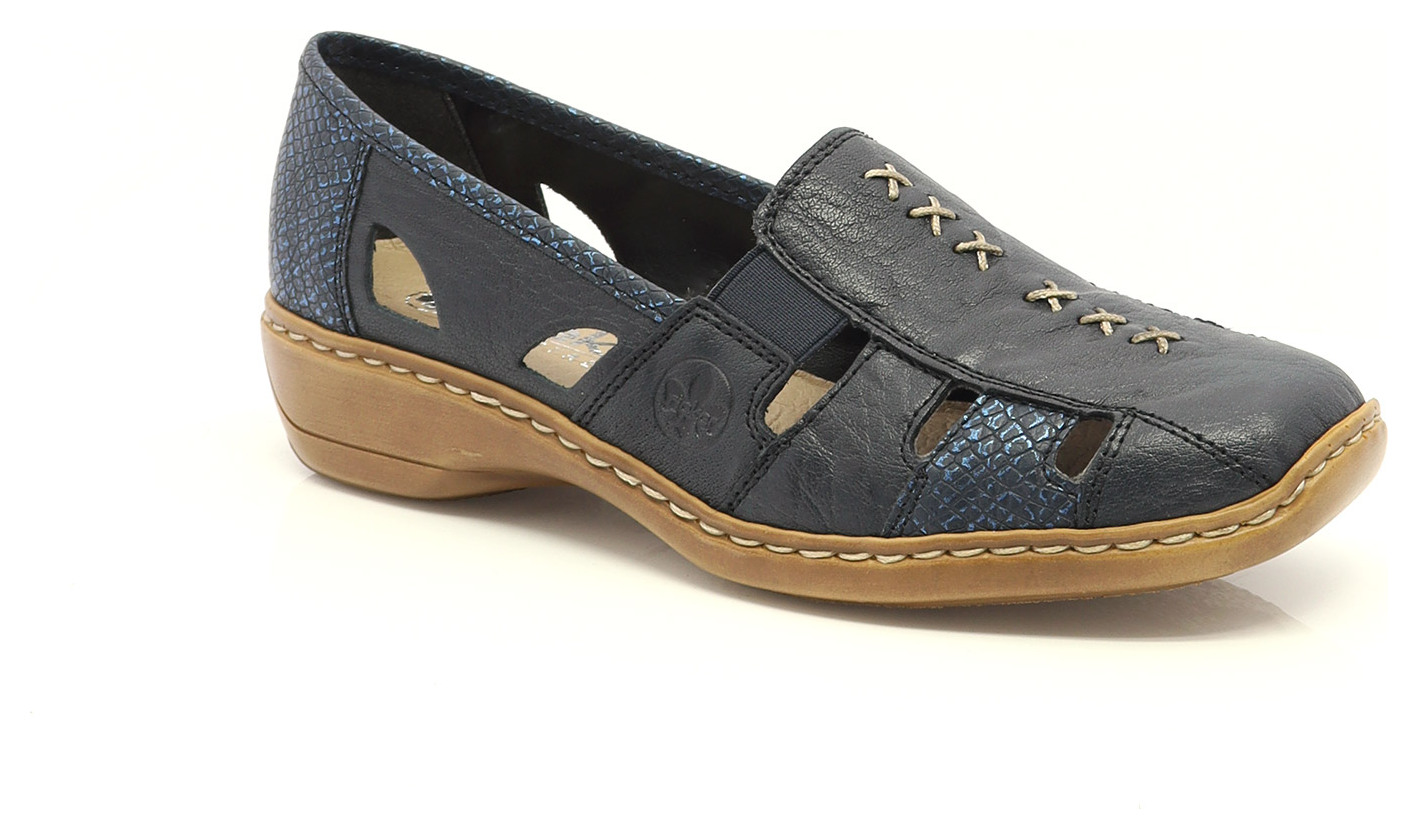 SOULIER AJOURÉ AVEC ÉLASTIQUES-91014
