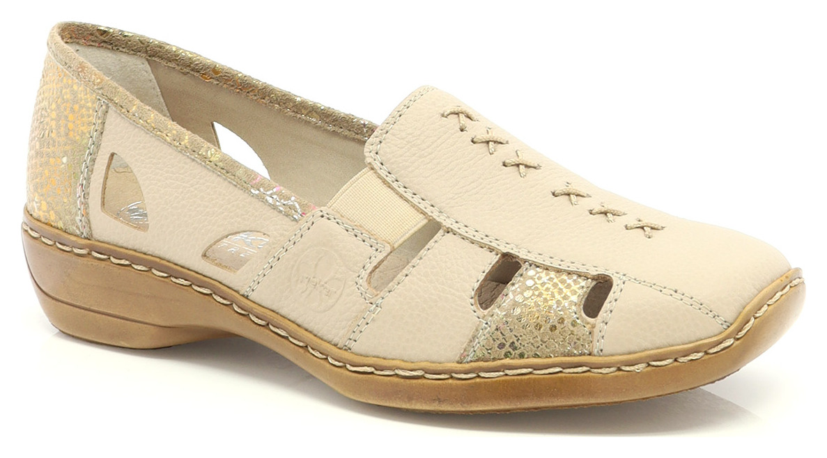 SOULIER AJOURÉ AVEC ÉLASTIQUES-91015