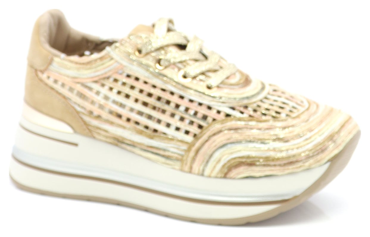 SOULIER LACÉ SUR SEMELLE ÉPAISSE-91645