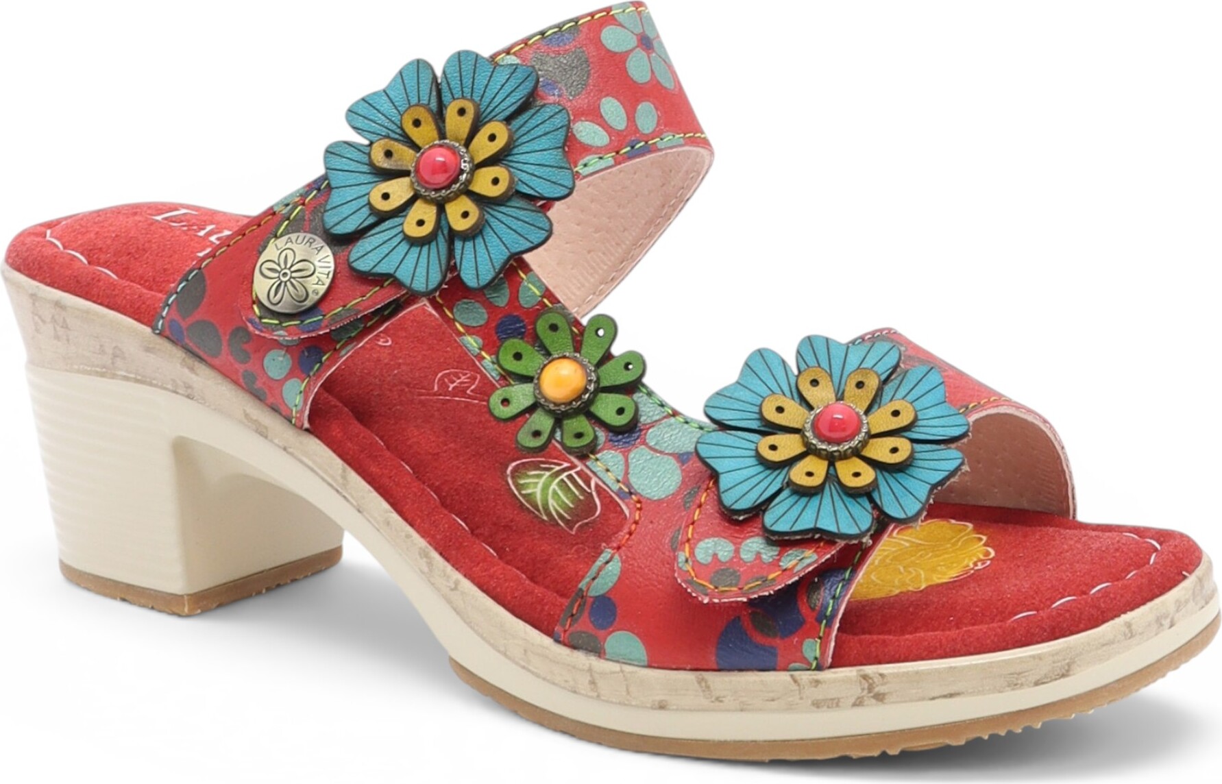 SANDALE SUR TALON BLOC-91657